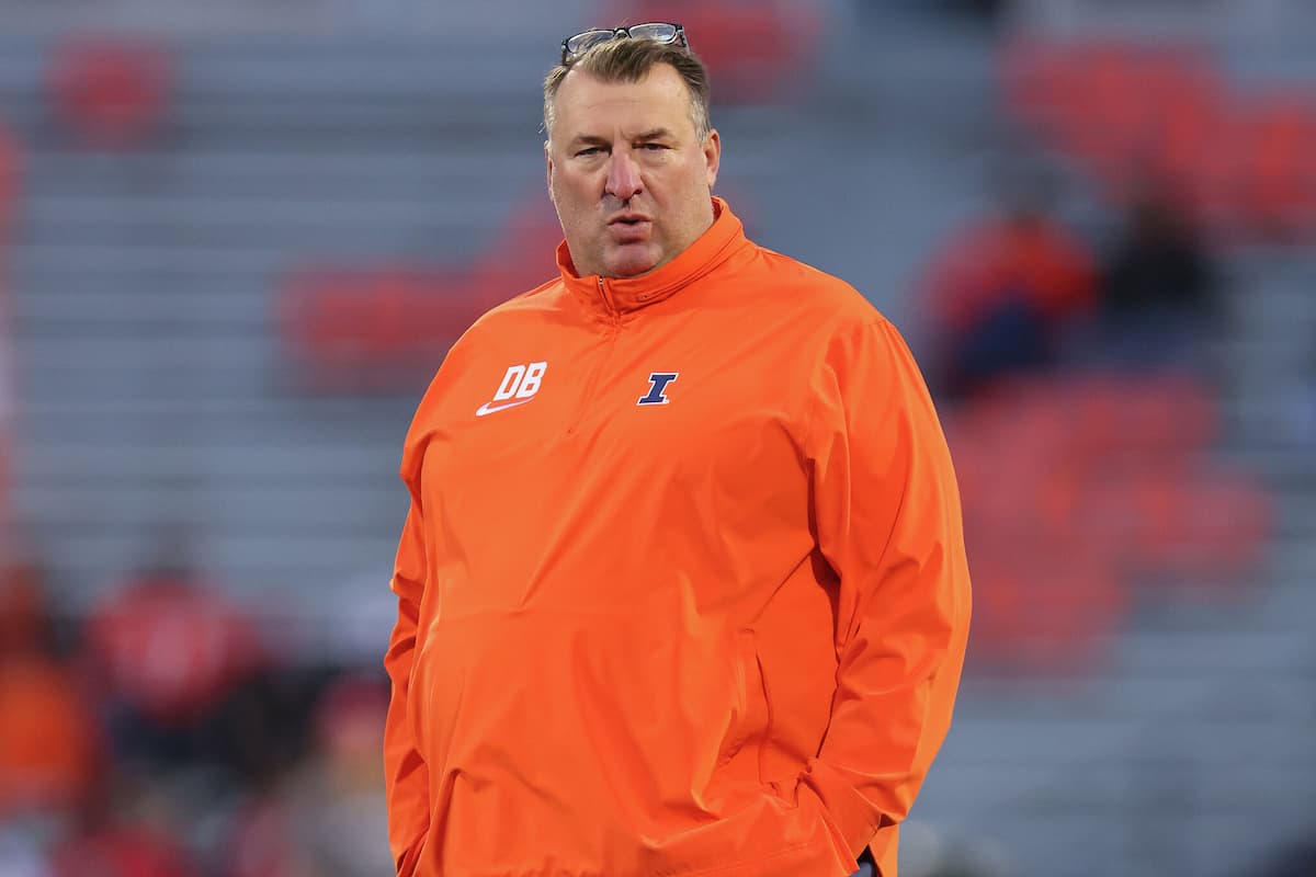 Bret Bielema and the Illini need a huge bounce back this weekend - USC Illinois Picks