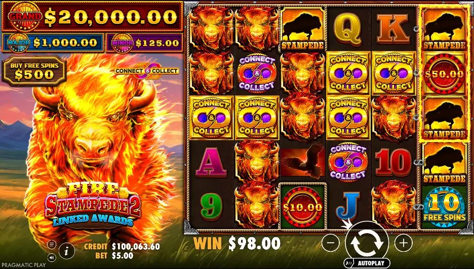 Fire Stampede 2 main features