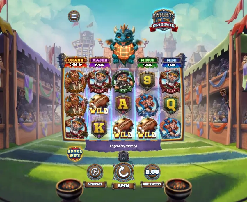 Knights of the Gridiron gameplay