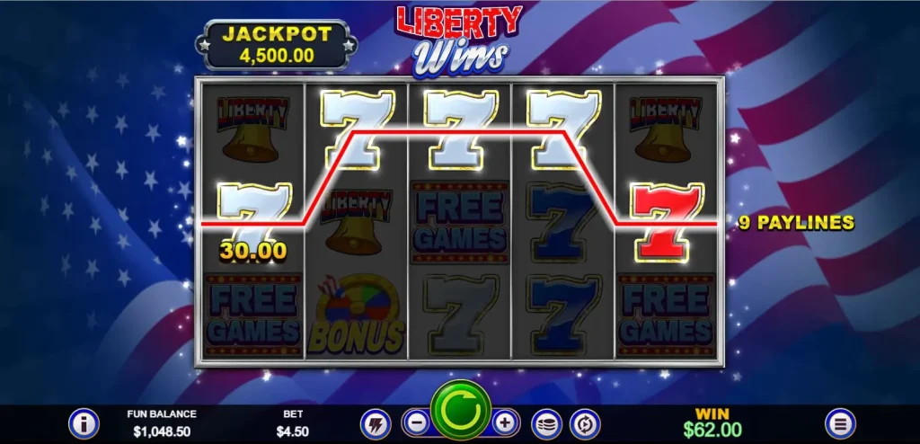 Liberty Wins main features