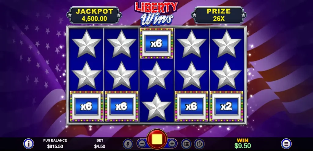 Liberty Wins Hold & Spin