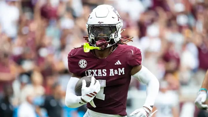 Mario Craver leads Texas A&M with four receiving touchdowns this season - Auburn Texas A&M Picks