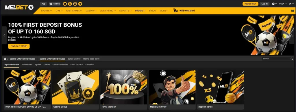 MelBet Promotions Deposit Bonuses
