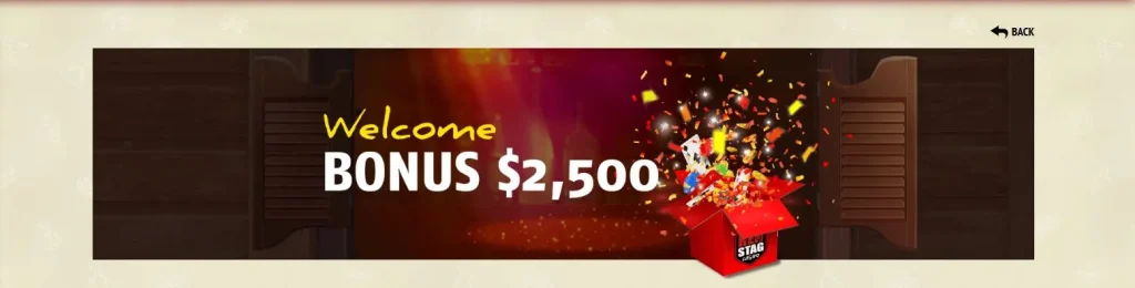 Red Stag Casino Welcome Bonus