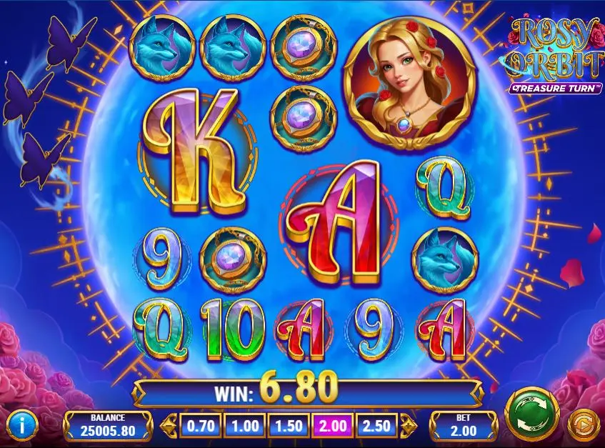 Rosy Orbit Treasure Turn Treasure Turn feature