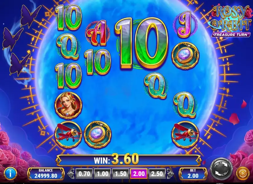 Rosy Orbit Treasure Turn Symbol Crushing and Multiplier Building