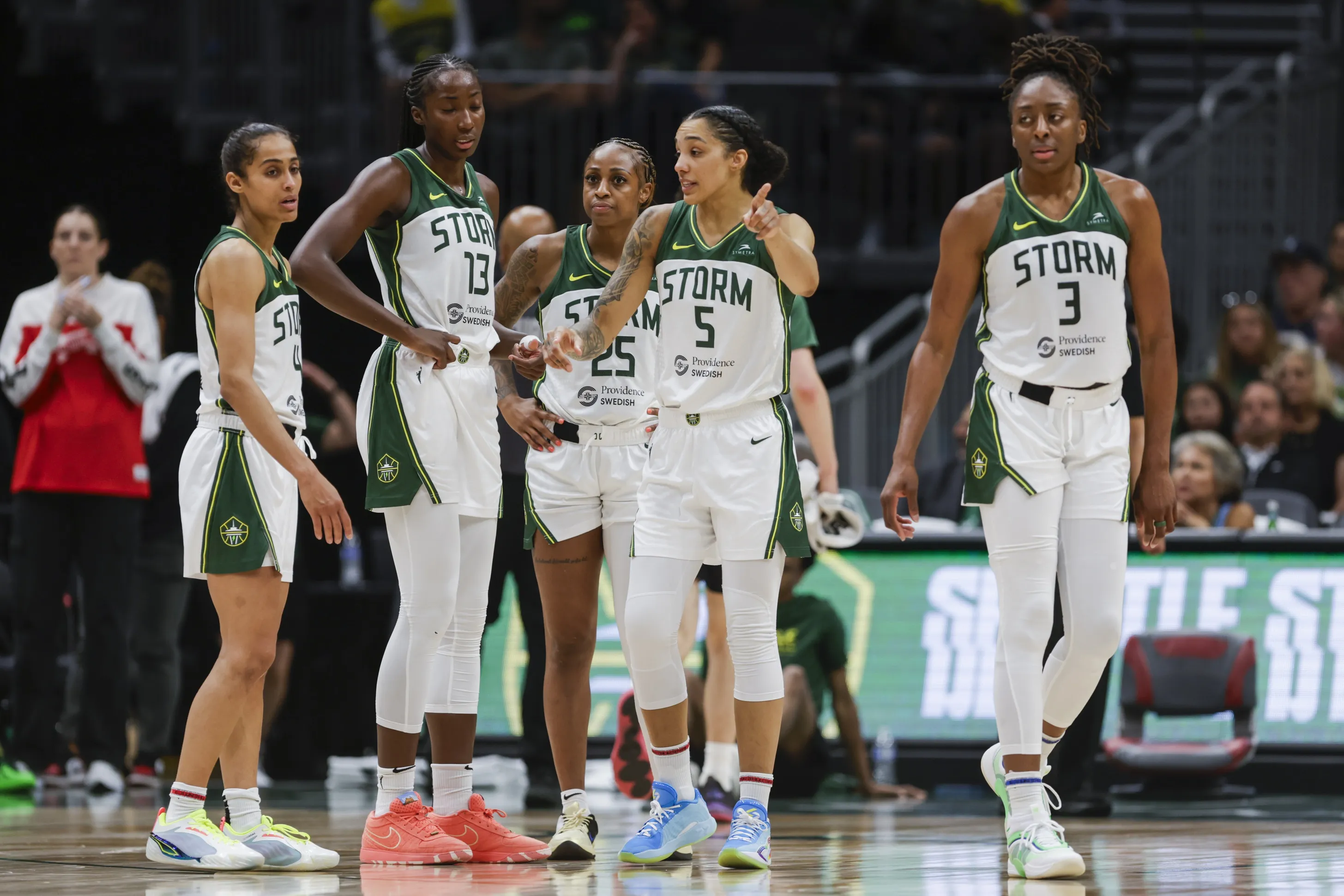 Seattle Storm teammates