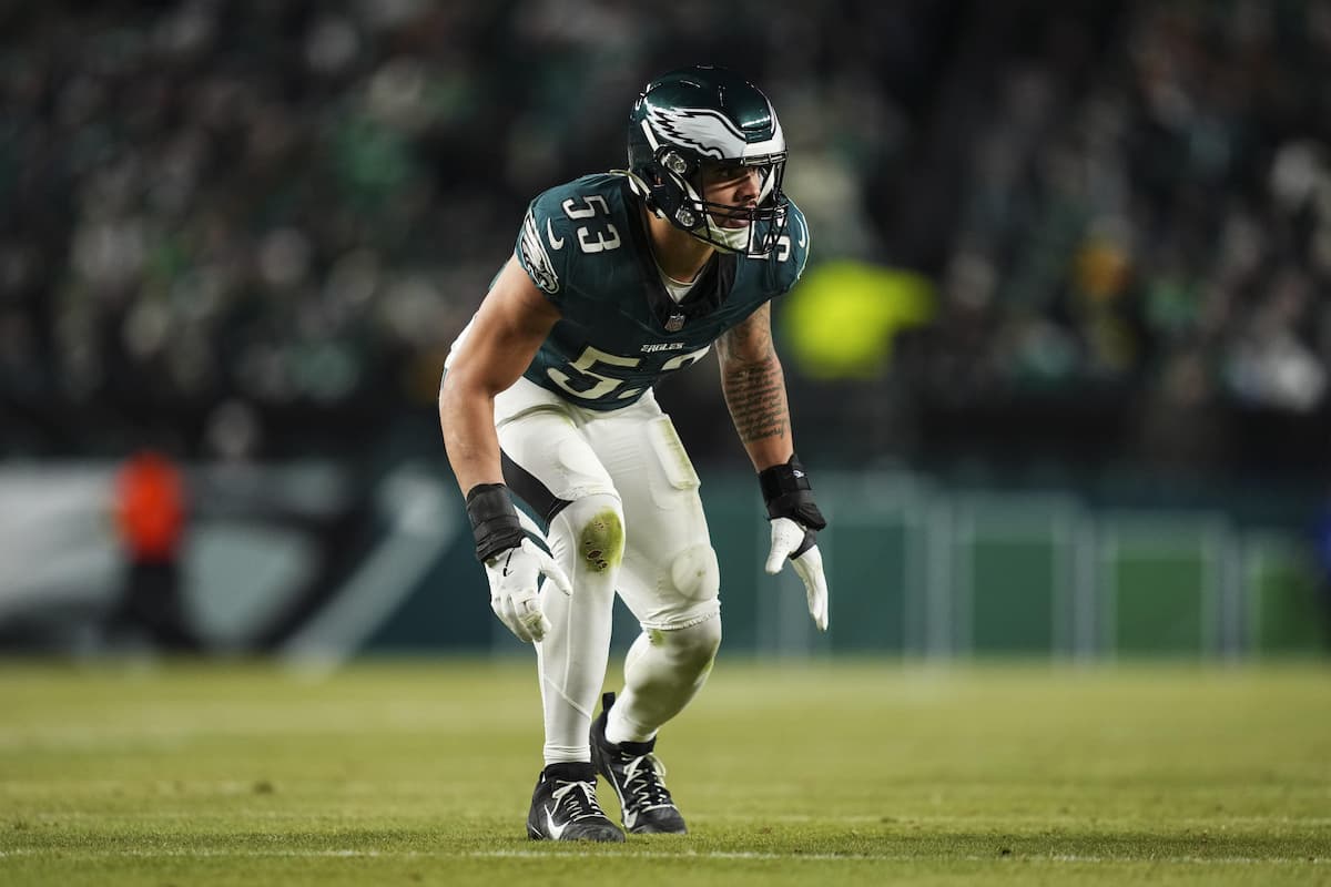 Zack Baun and the Eagles defense ranked No. 1 in points allowed last year - Cowboys Eagles Picks