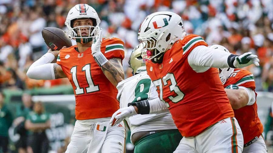 Carson Beck leads Miami in their first road game this Saturday - Miami Florida State Picks