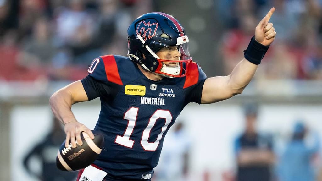 Montreal Alouettes quarterback Davis Alexander, who returns to action this week - Calgary Stampeders vs. Montreal Alouettes CFL Week 17 Prediction & Picks (9/26/2025)