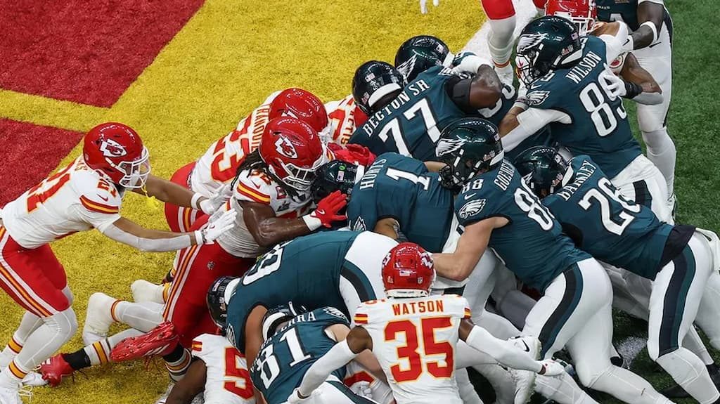 Eagles QB Jalen Hurts is a popular touchdown scorer prop option with the help of the tush push - Touchdown Scorer Prop Bets Guide for First & Anytime TD Props