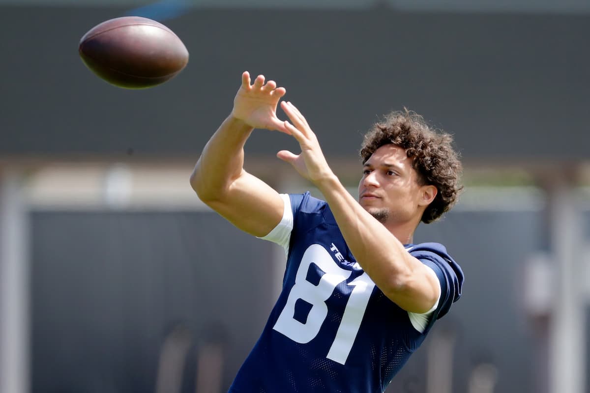 Jayden Higgins at 25 touchdowns in his last three seasons of college football - Texans Rams Picks