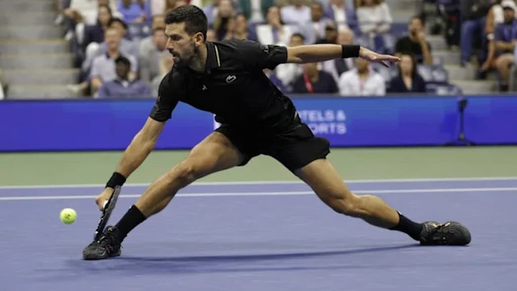 Tennis star Novak Djokovic, a four-time US Open men's singles champion