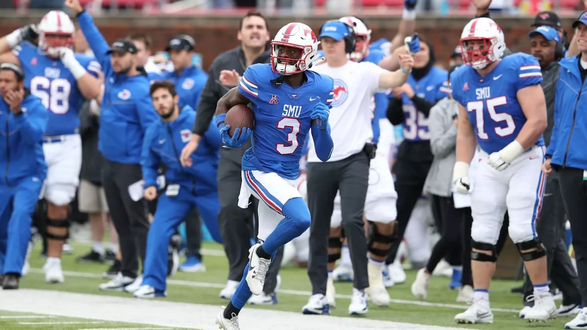 Romello Brinson had 121 receiving yards and a touchdown in Week 1 - Baylor SMU Picks