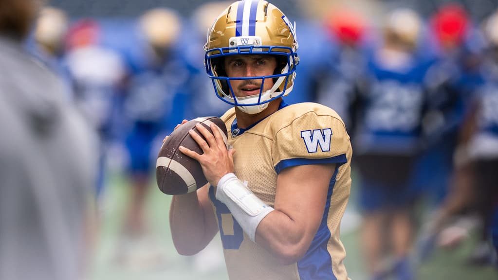 Winnipeg Blue Bombers quarterback Zach Collaros, who returns this week vs. Hamilton - Hamilton Tiger-Cats vs. Winnipeg Blue Bombers CFL Week 17 Prediction & Picks (9/27/2025)