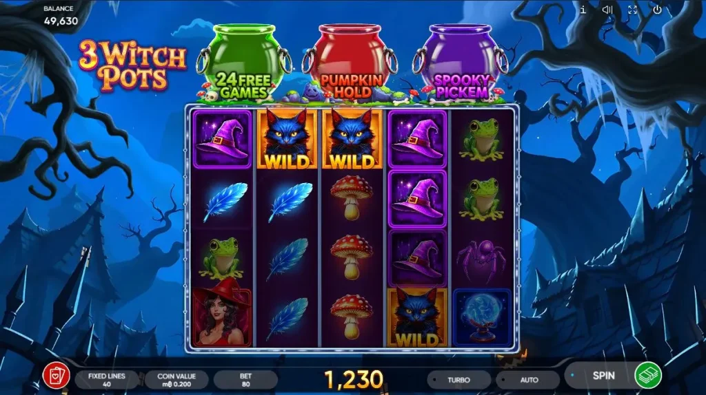 3 Witch Pots Main Features