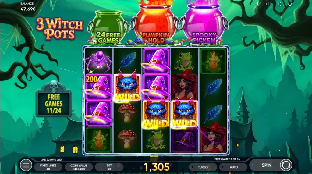 3 Witch Pots Free Games