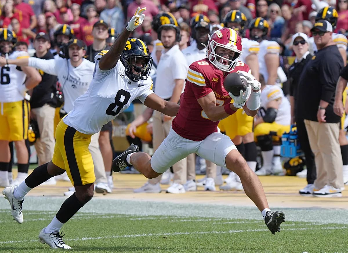 Brett Eskildsen is a deep ball threat for the Cyclones this season - NCAA Football Player Props