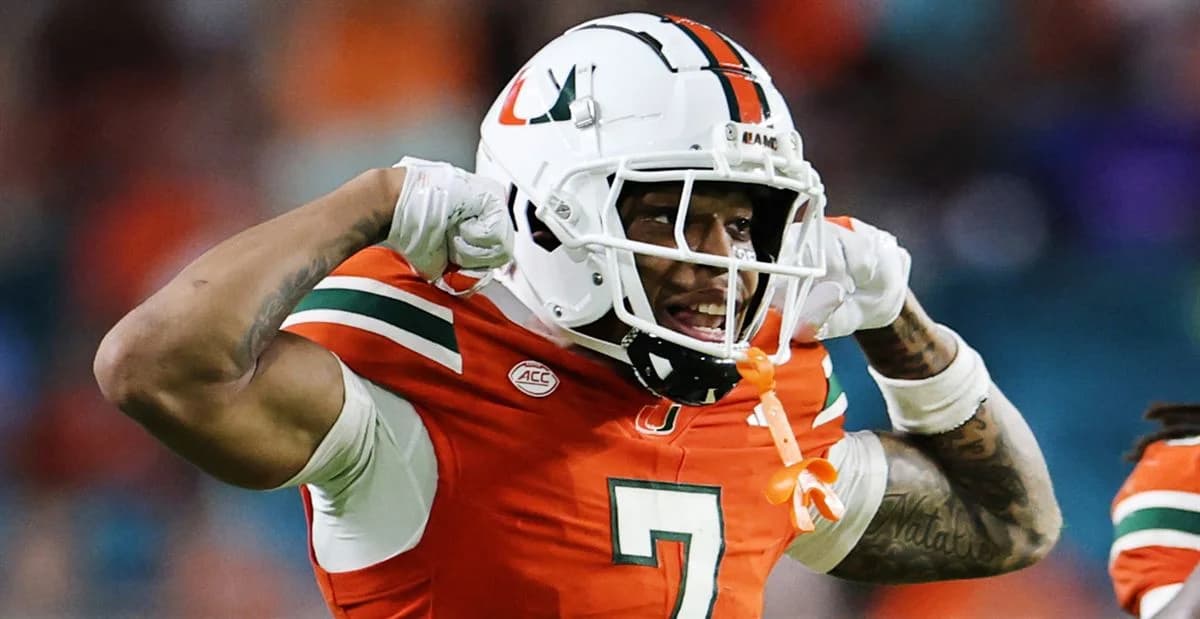CJ Daniels leads the Hurricanes with five receiving touchdowns this year - Louisville Miami Picks