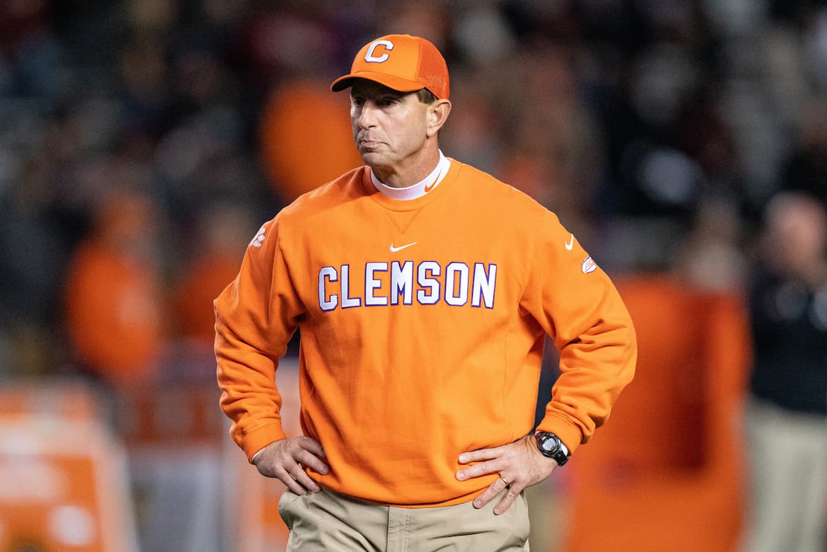 It's been a disappointing year for Dabo and the Tigers - Clemson Louisville Picks