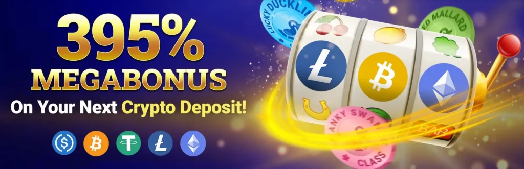 DuckyLuck Casino’s 395% Crypto MegaBonus