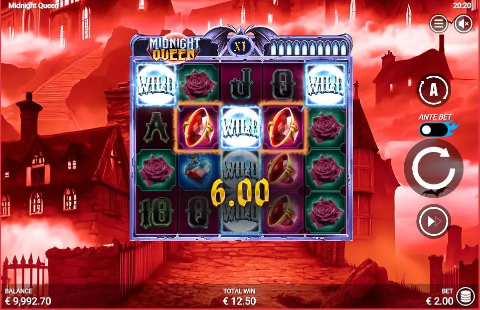 Midnight Queen Blue Flaming Frame