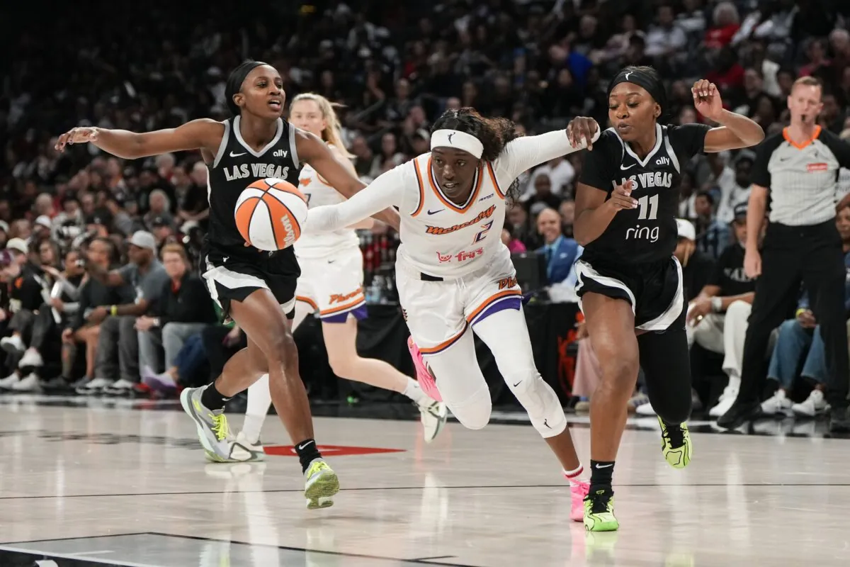 Kahleah Copper, Jackie Young, Dana Evans