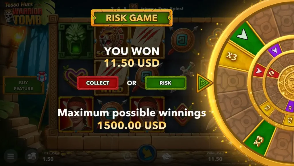 Tessa Hunt and the Warrior Tomb Risk Feature