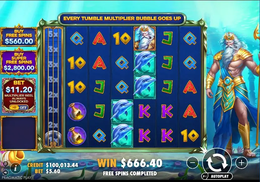 Waves of Poseidon gameplay