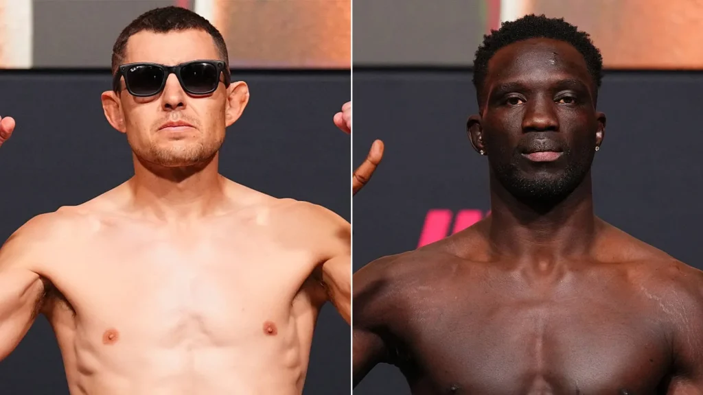 UFC Vegas 110 Schedule & FAQWhen is UFC Vegas 110?
UFC Vegas 110 will take place Saturday, November 1st, 2025.
Where is UFC Vegas 110?
UFC Vegas 110 will go down live at the Apex in Las Vegas, Nevada.
What time does UFC Vegas 110 start?
UFC Vegas 110 Preliminary Card start time: 4 p.m. ET
UFC Vegas 110 Main Card start time: 7 p.m. ET
How to Watch UFC Vegas 110?
UFC Vegas 110 Preliminary Card Coverage: ESPN+
UFC Vegas 110 Main Card Coverage: ESPN+
How to Bet on UFC Vegas 110?
Most international and domestic sportsbooks will carry odds for a fight card of this caliber, but check out our best online sportsbooks here to see what Betting News recommends for a great UFC betting experience.