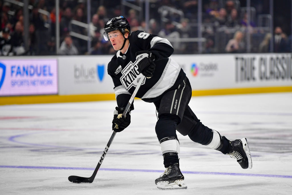 Top offensive defenseman of the Los Angeles Kings Brandt Clarke has been shooting