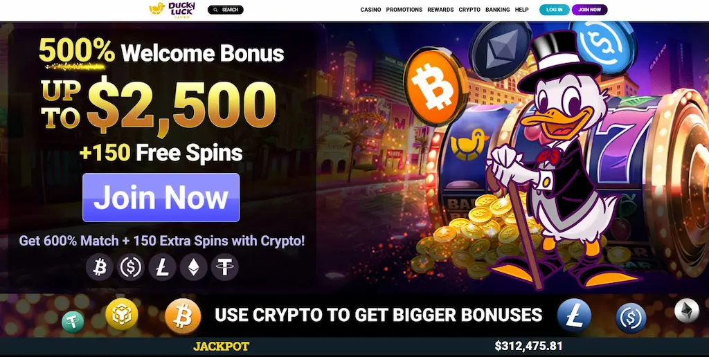 DuckyLuck Casino Bonus Apr 2026
