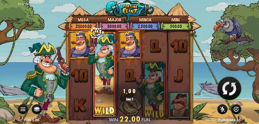 Fortune of Flint main features