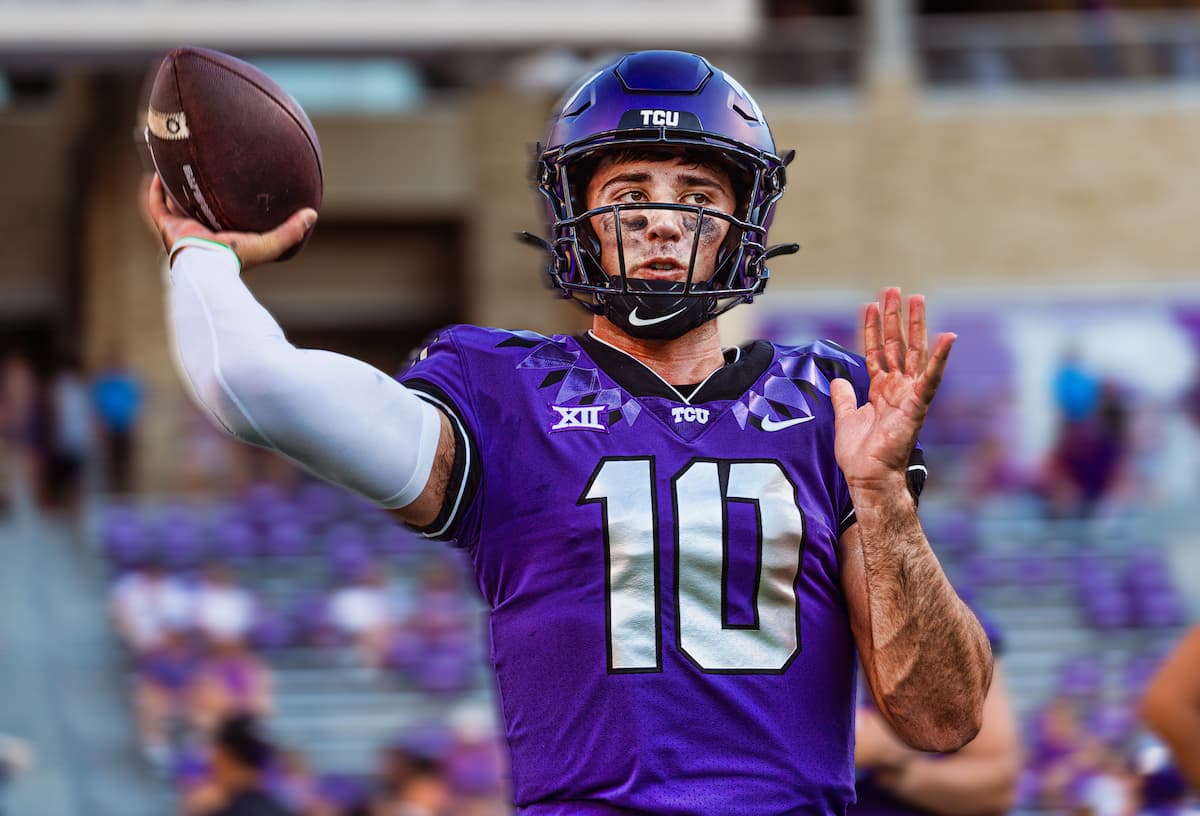 Josh Hoover and TCU need a bounce back win against BYU - NCAA Football Player Props