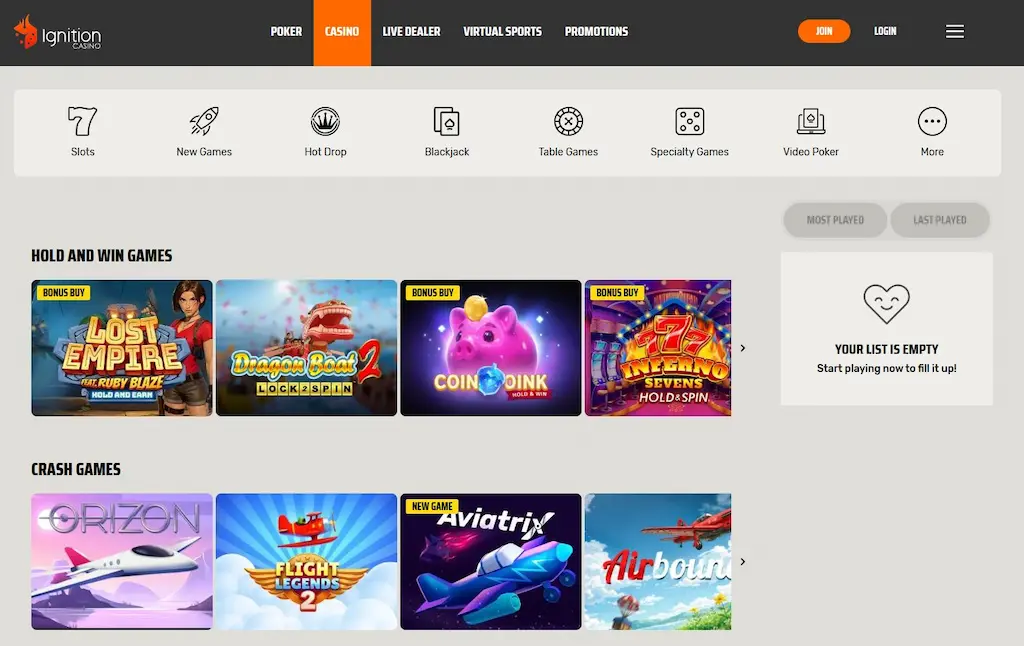 Ignition Casino Bonus Apr 2026
