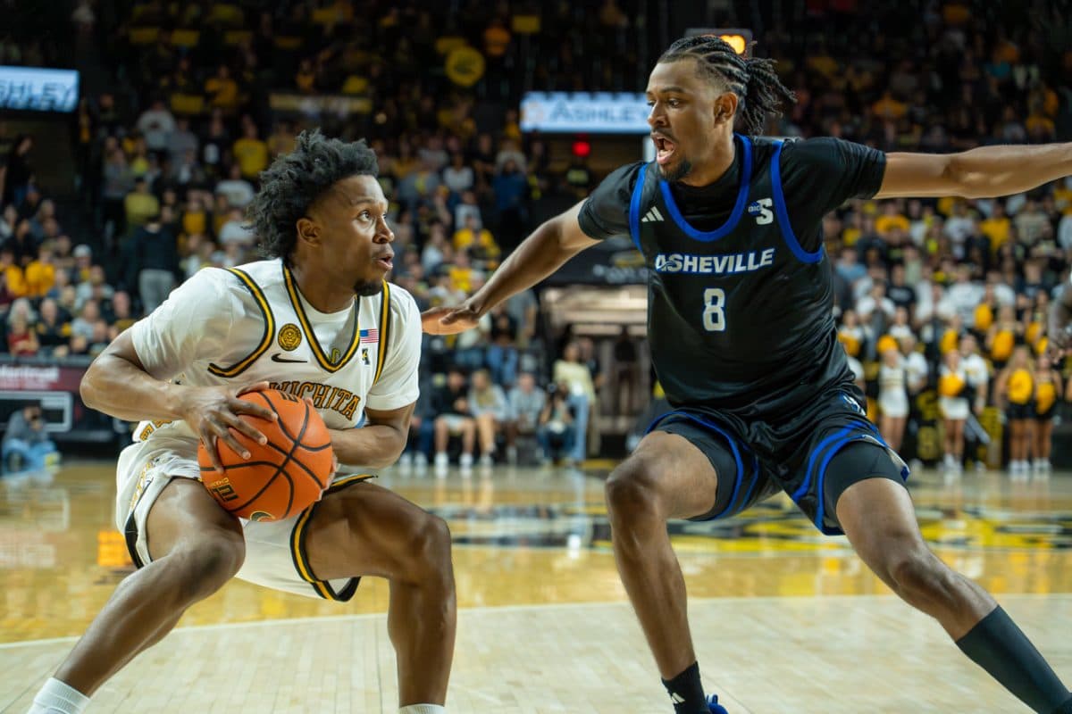 Kenyon Giles leads the Shockers in points and steals this year - NCAA Basketball Picks