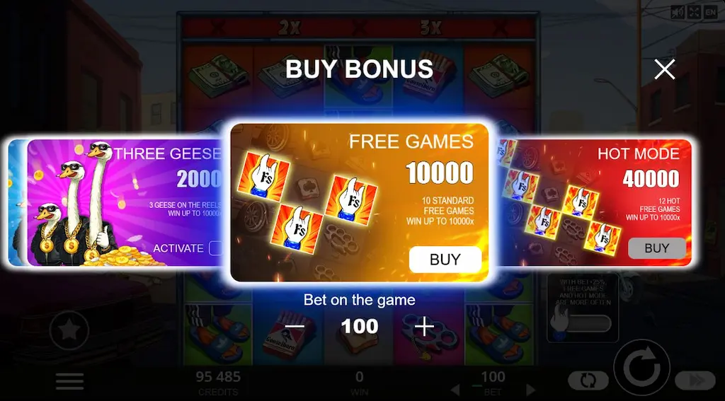 Long Neck Fortune Bonus Buy