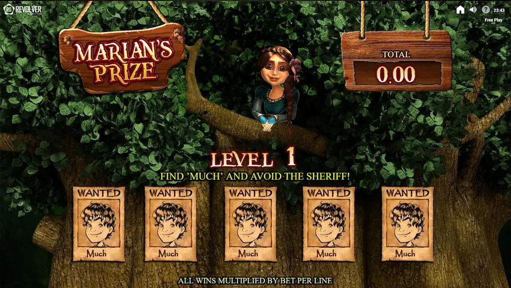 Robin Hood and His Merry Wins Marian's Prize Bonus Game