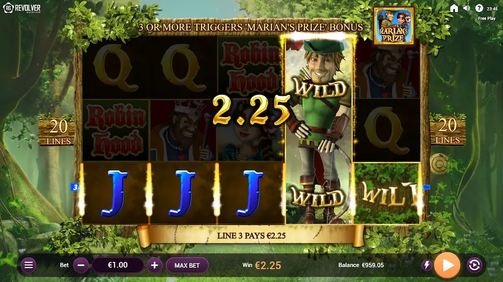 Robin Hood and His Merry Wins main features