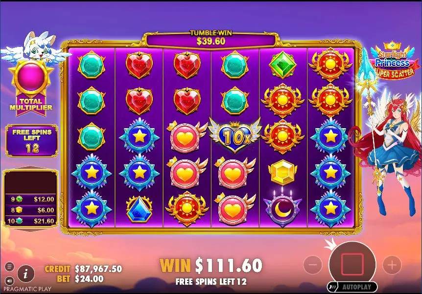 Starlight Princess Super Scatter Multipliers