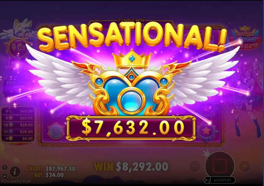 Starlight Princess Super Scatter gameplay