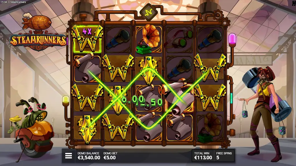 Steamrunners Bonus Games