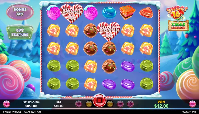 Sweet 16 Blast XMAS Edition main features