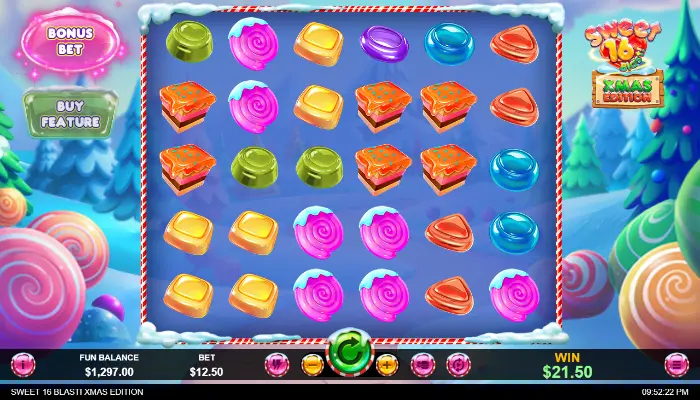 Sweet 16 Blast XMAS Edition Bonus Bet