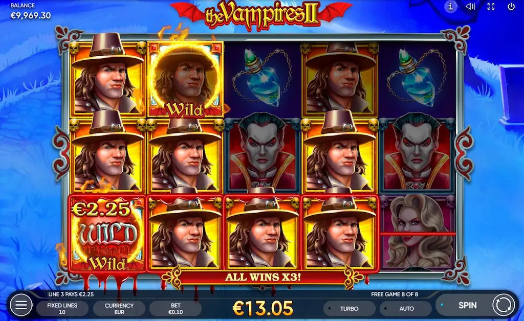 Crypto Games The Vampires II gameplay