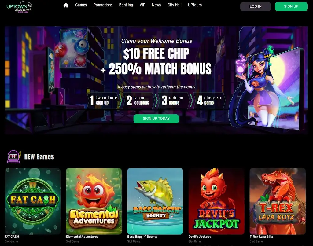 Uptown Aces Casino Bonus Apr 2026