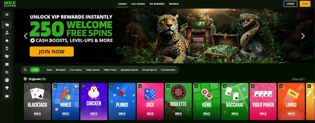 Wild Casino Bonus Apr 2026