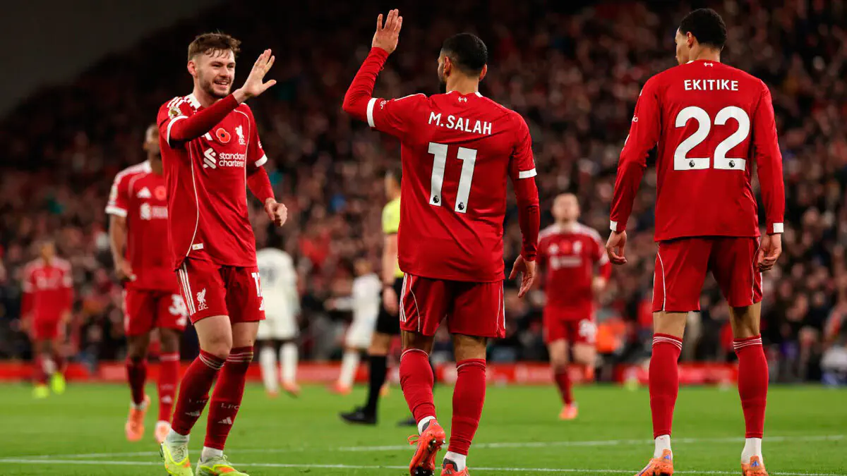 Mo Salah and Hugo Ekitike