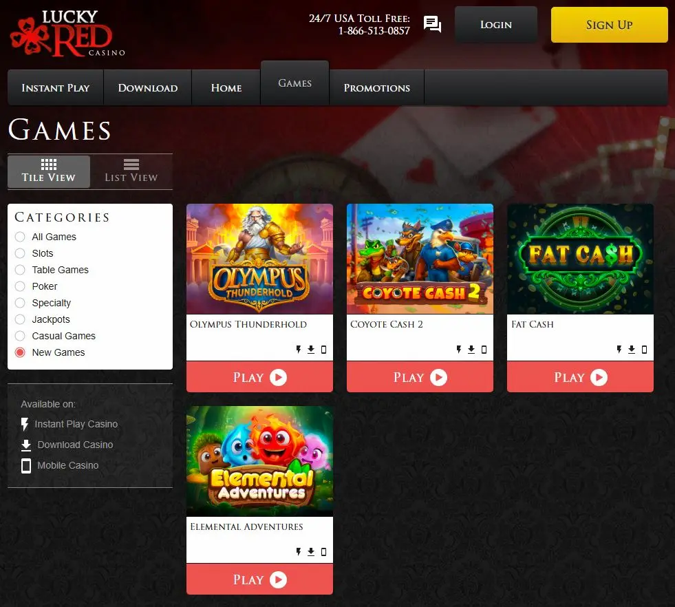 lucky red casino mobile may 2026
