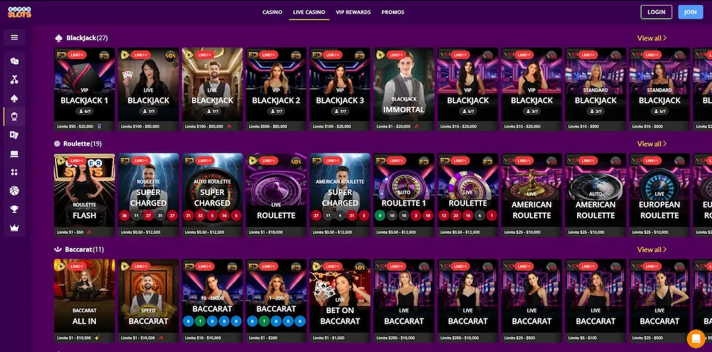 superslots casino live online casino may 2026